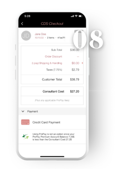 Select payment